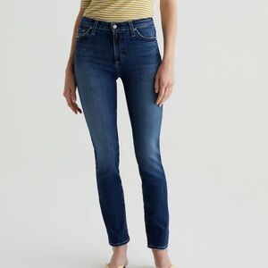 AG-ED Mari High-Rise Slim Straight Jeans